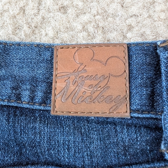 Disney Mickey Embroidered Straight Leg Jeans - Picture 3 of 14